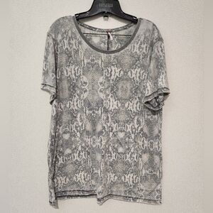 Free People Womens Tourist Tee Medium
